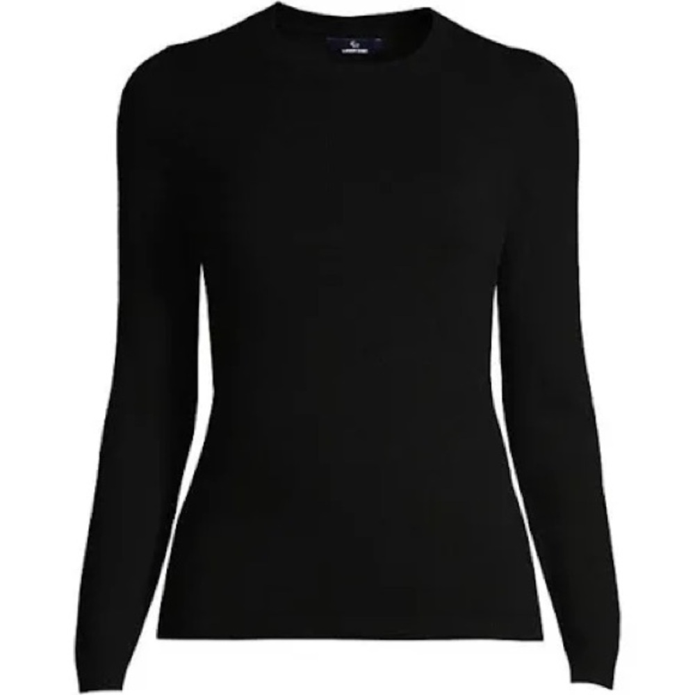 Lands End 100% Cashmere Women’s Crewneck Sweater